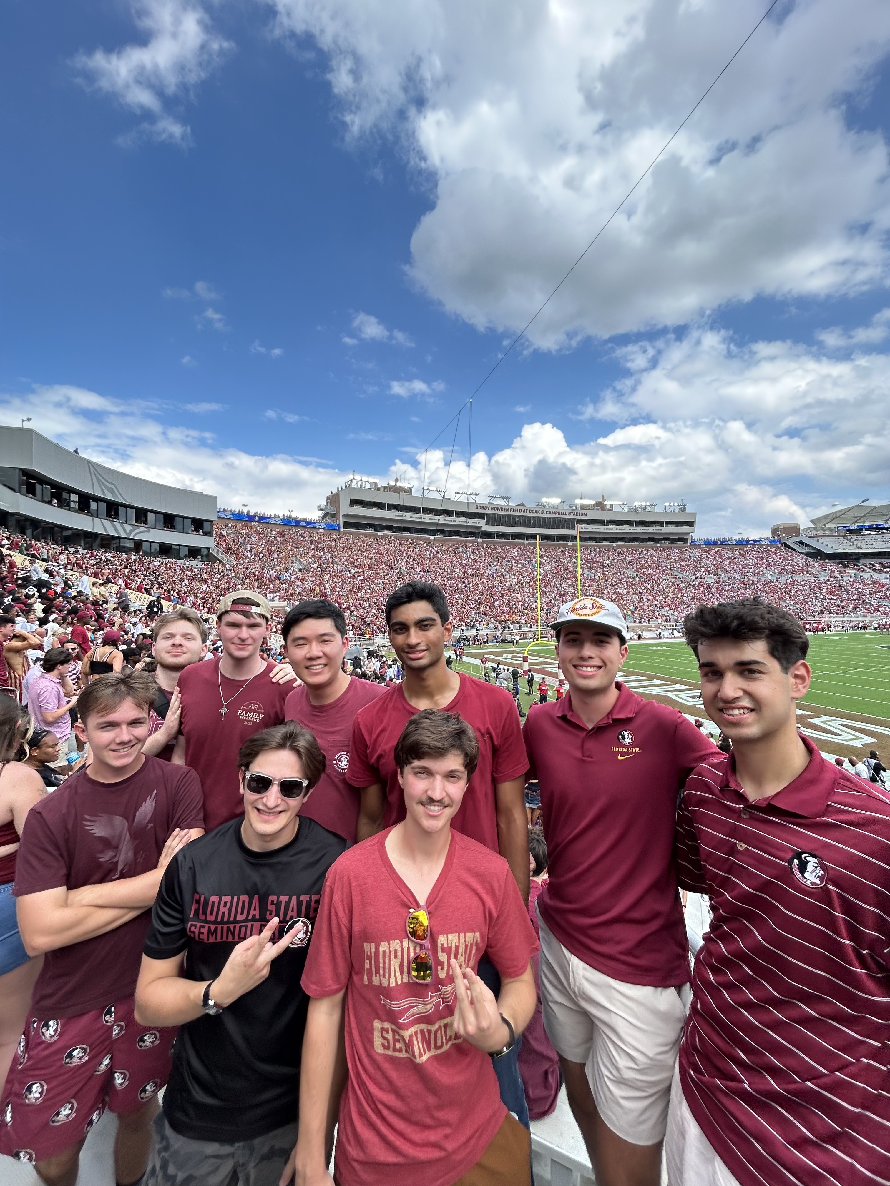 Football day with friends